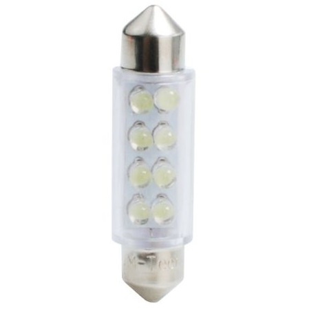 Set 2 Buc Bec Led M-Tech C5W 24V SV8,5-8 Alb LB924W